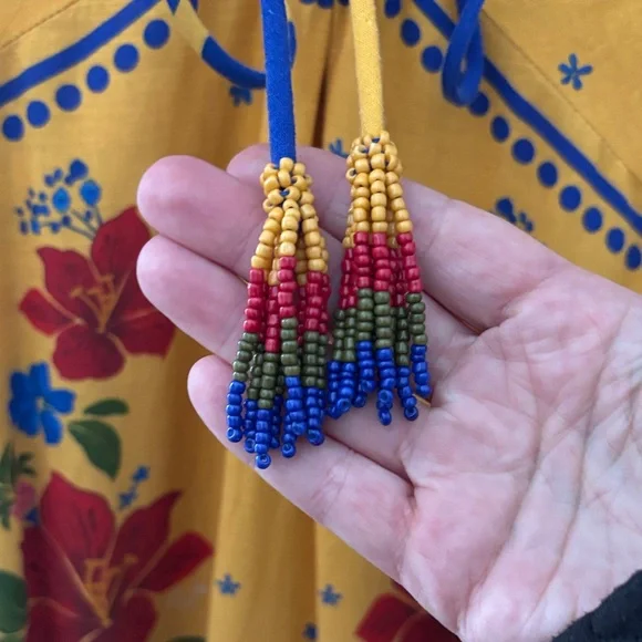 FARM Rio Yellow Floral Dress - Picture 9 of 10